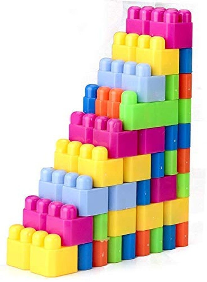 STLYZ My First Builder Blocks Plastic Creative Learning Educational Blocks, Also Known as Learning & Play Toy Set for Kids of + 3 Year’s (Multi Color) - Image 2